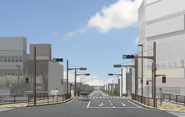 対馬江大利線整備事業 （道路建設課）