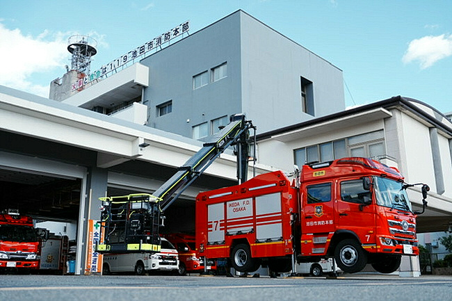 最新の消防自動車を導入しました