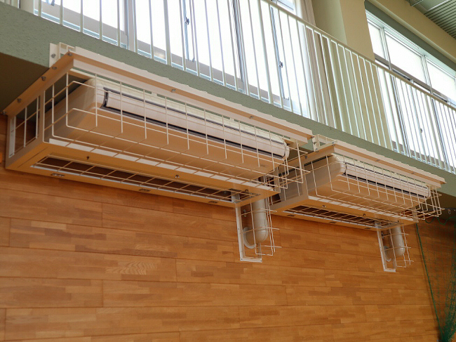 市内小中学校体育館空調の整備